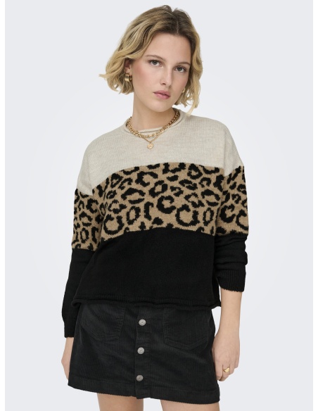 Pull Léopard Moonbeam ONLJADE ONLY - 5 | TOPS